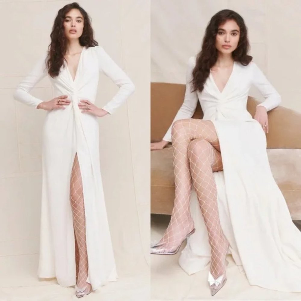 Reformation Gatsby Bridal Wedding Dress Size 0 NWT